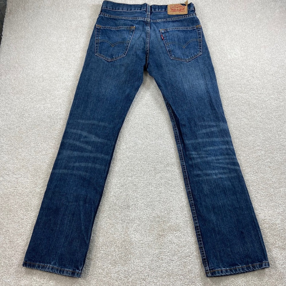 Levis 527 Slim Bootcut Jeans Mens 29x32 (Fits 30x32) Medium Wash Denim Pants